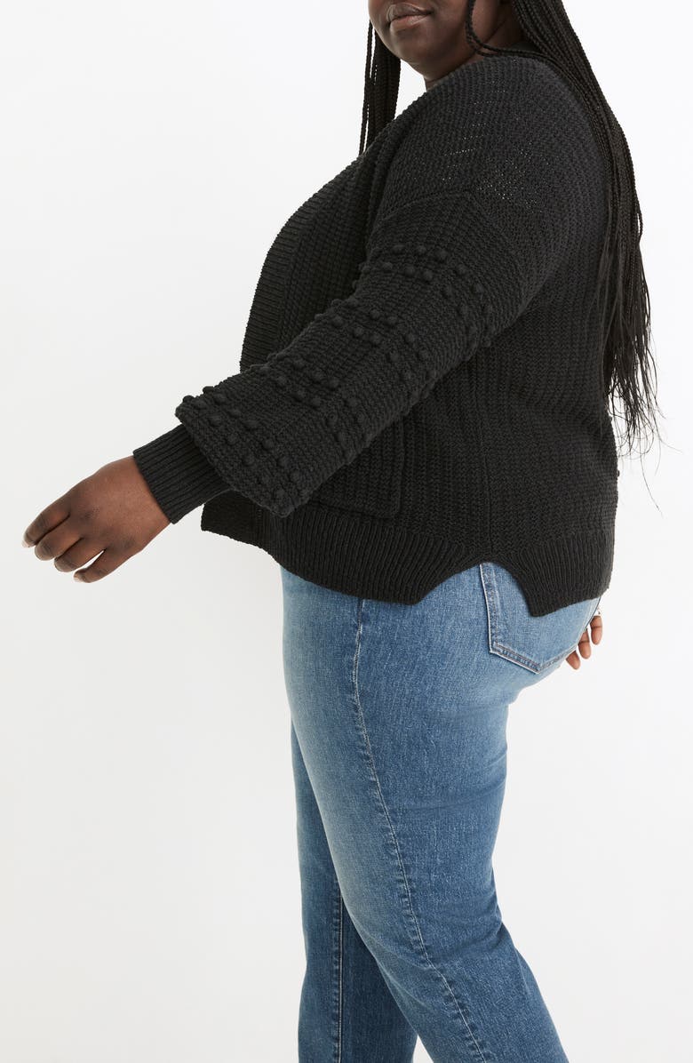 Madewell Bobble Cardigan Sweater, Alternate, color,