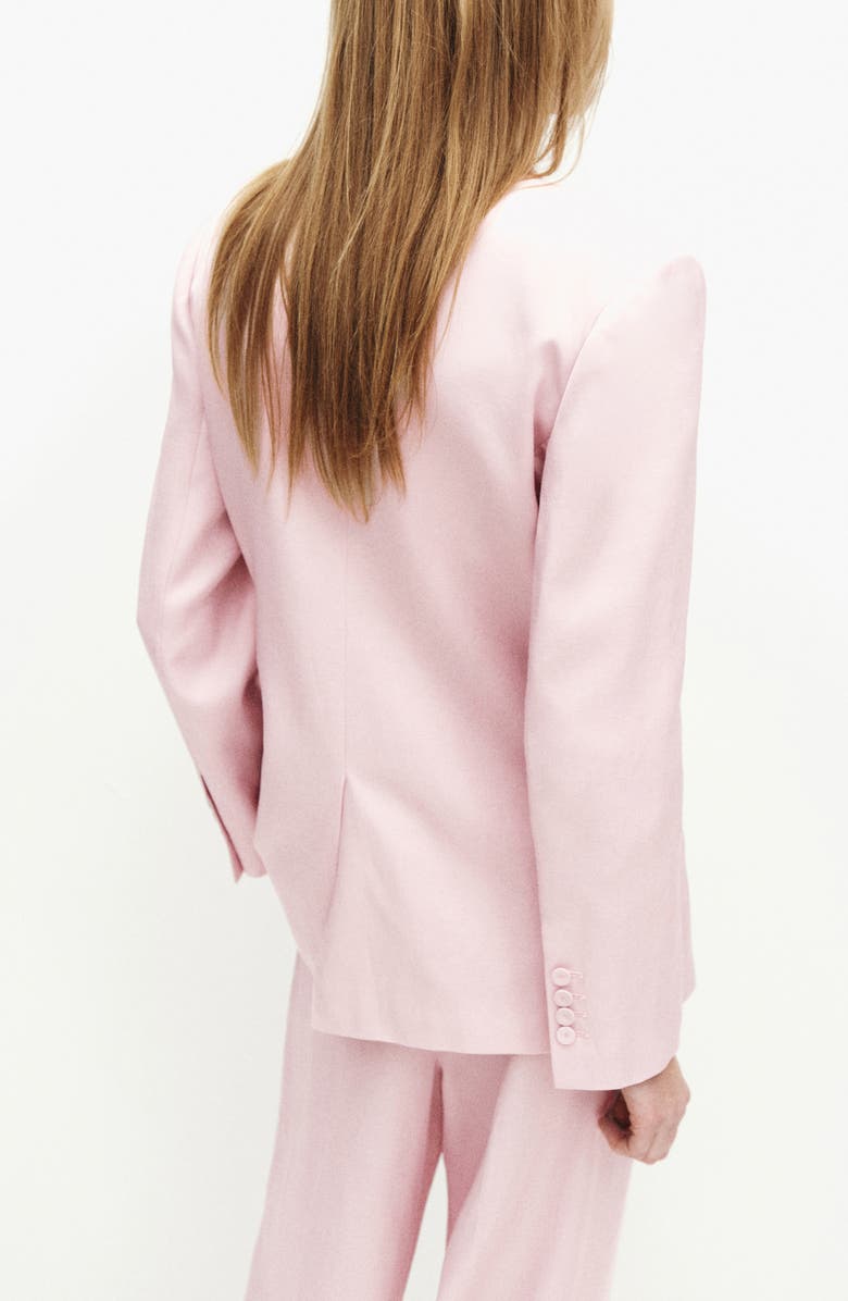 MANGO Americana Marina Blazer, Alternate, color, Light/ Pastel Purple