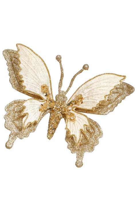 Glitter Fantasy Butterfly Clip, Set of 12