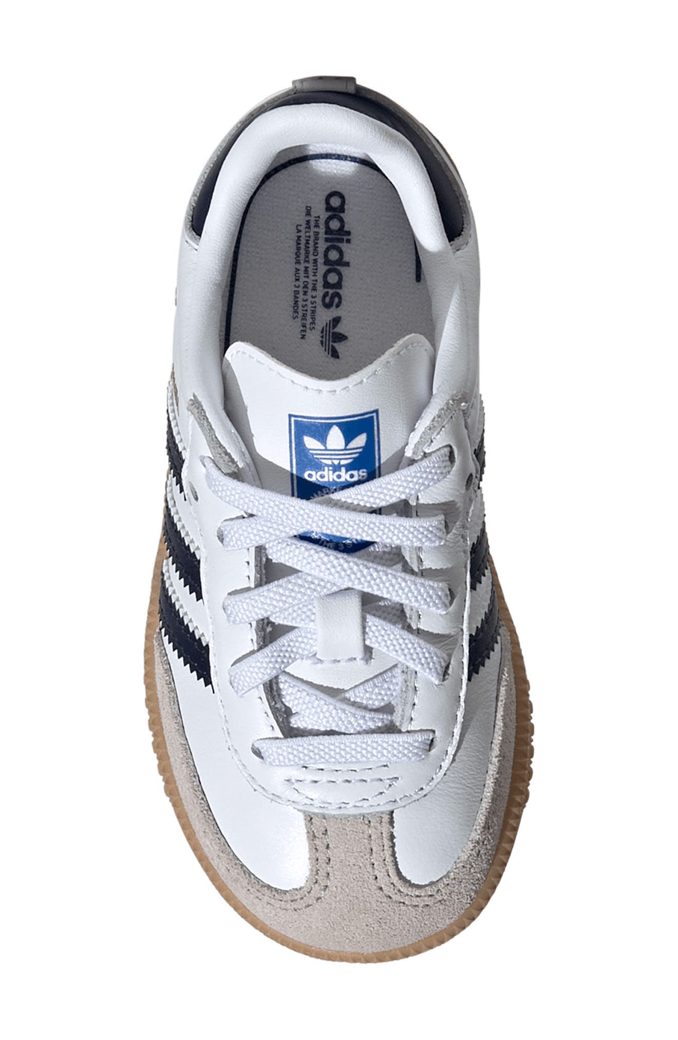 adidas Samba Sneaker, Alternate, color, White/ Indigo/ Gum