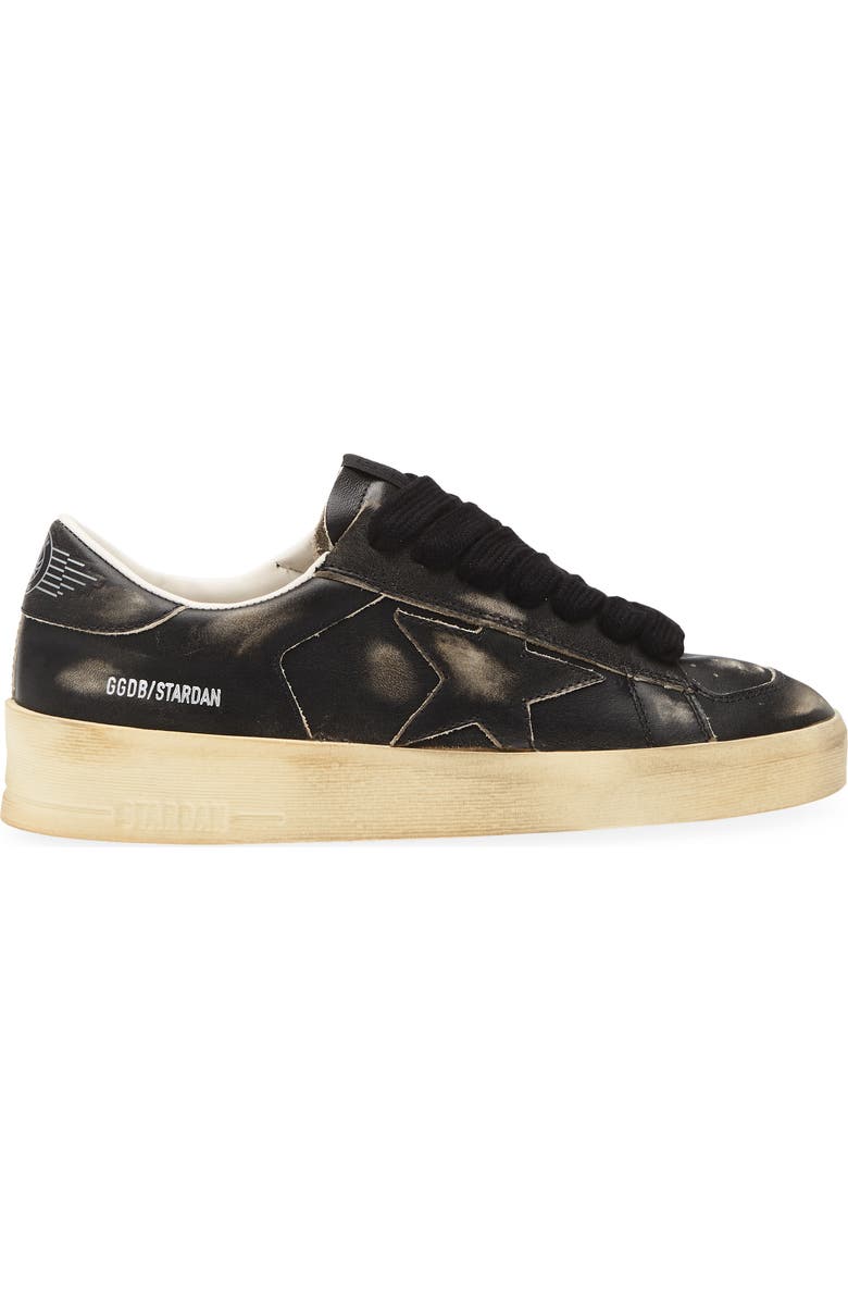 Golden Goose Stardan Low Top Sneaker, Alternate, color, Black