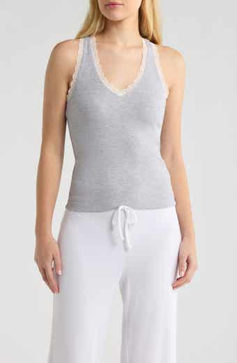 Daydream Rib Lace Trim Tank
