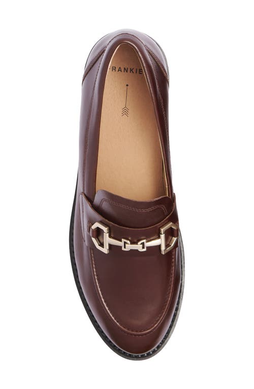 Frankie4 Saint Platform Bit Loafer In Brown