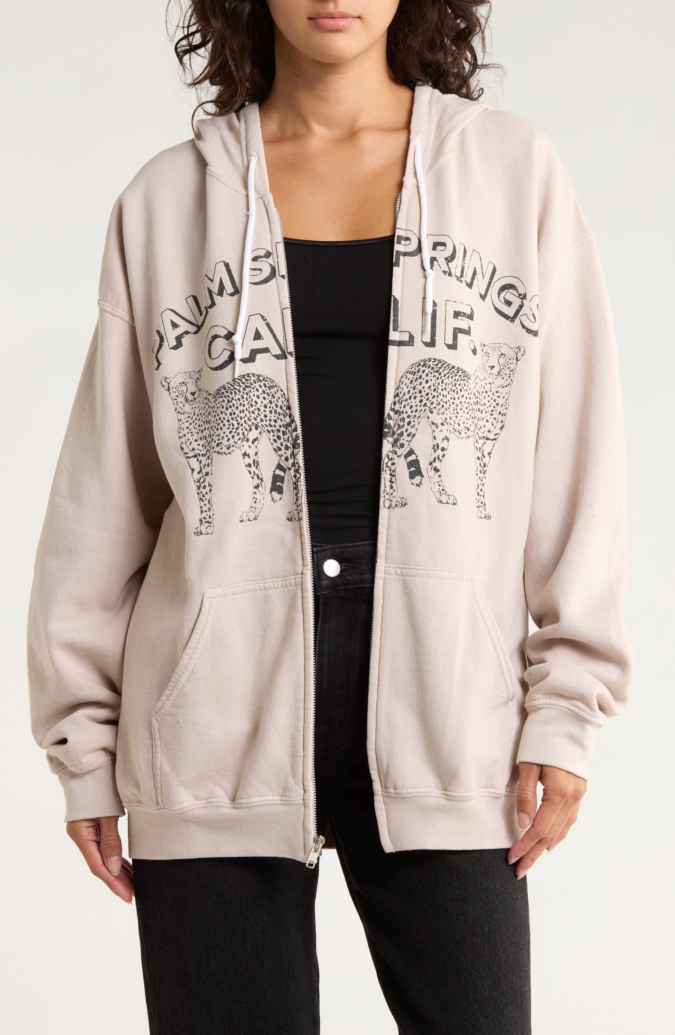 Project Social T Palm Springs Zip Hoodie