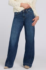 NYDJ Teresa Godet Wide Leg Jeans
