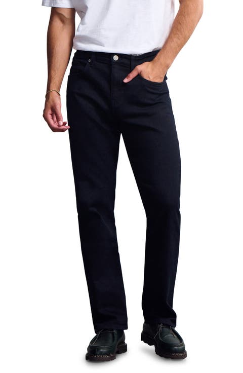Roam Relaxed Straight Leg Jeans (Blue Black)