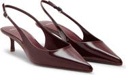 MANGO Pointed Kitten Heel Pump