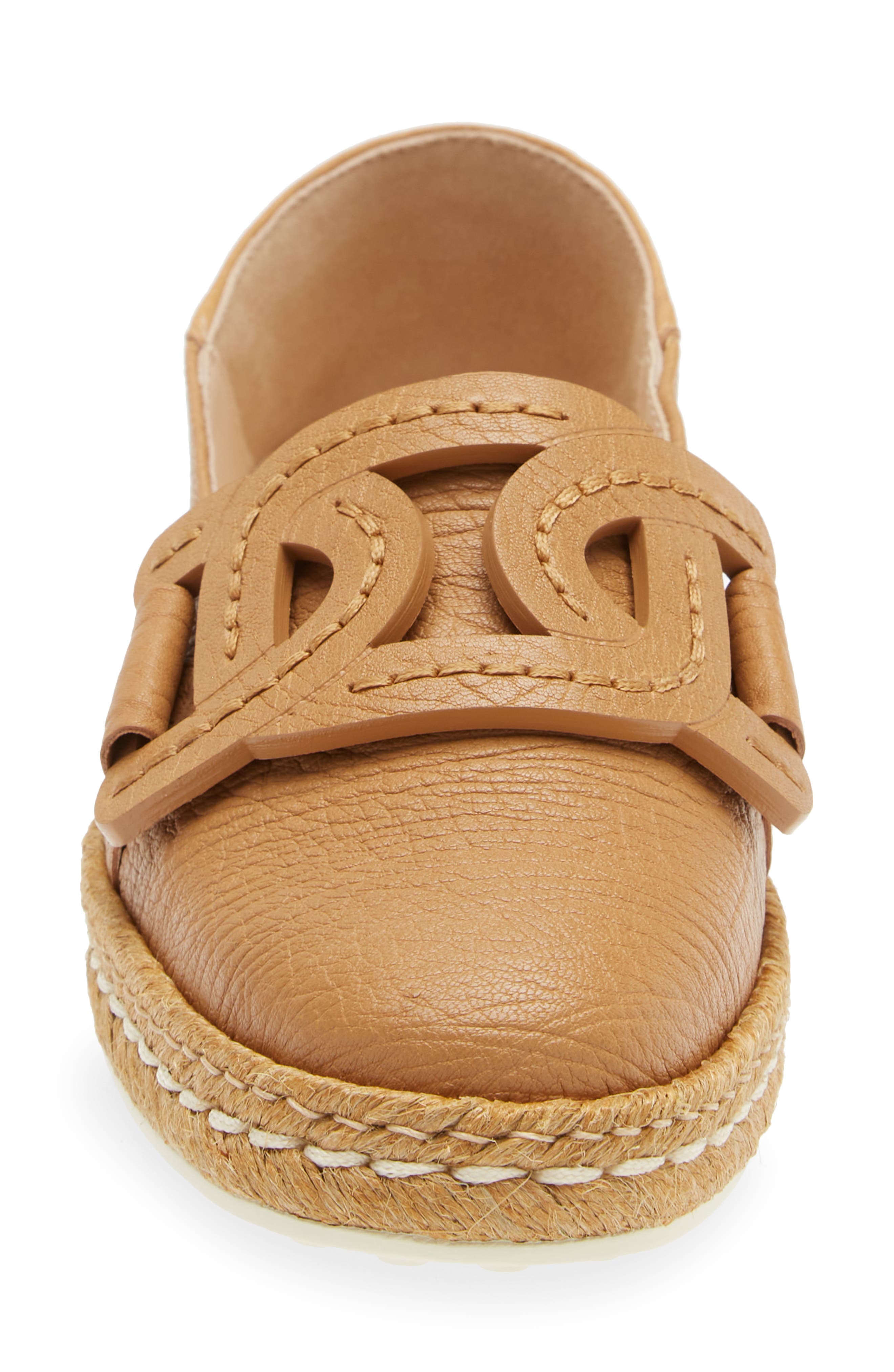 Tod
s Kate Chain Detail Convertible Espadrille Flat, Alternate, color, 