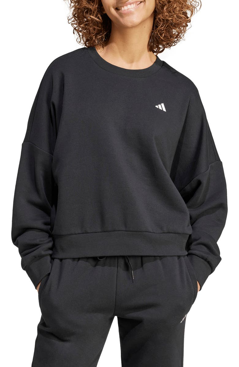 adidas Essentials Feel Cozy Sweatshirt, Main, color, 