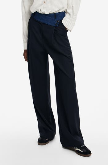 Desigual shops slacks zipper waist