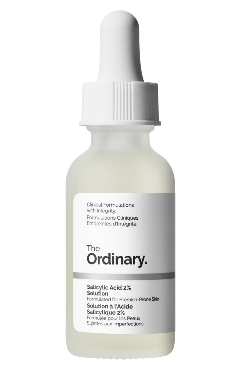 The Ordinary Salicylic Acid 2% Solution, Exfoliating Serum for Acne, Main, color, 
