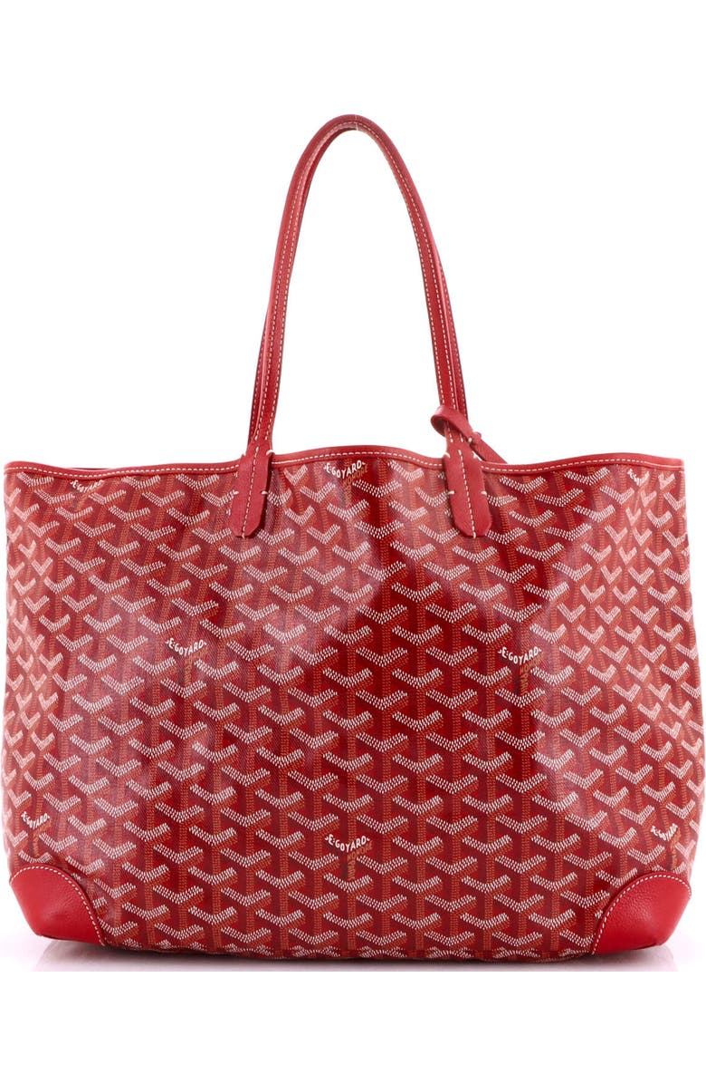 Pre-Owned Goyard Saint Louis Tote Coated Canvas PM, Alternate, color, Red