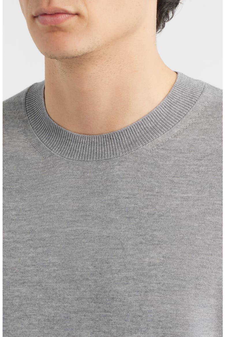 Umauro Wool Knit T-Shirt, Alternate, color, SILVER