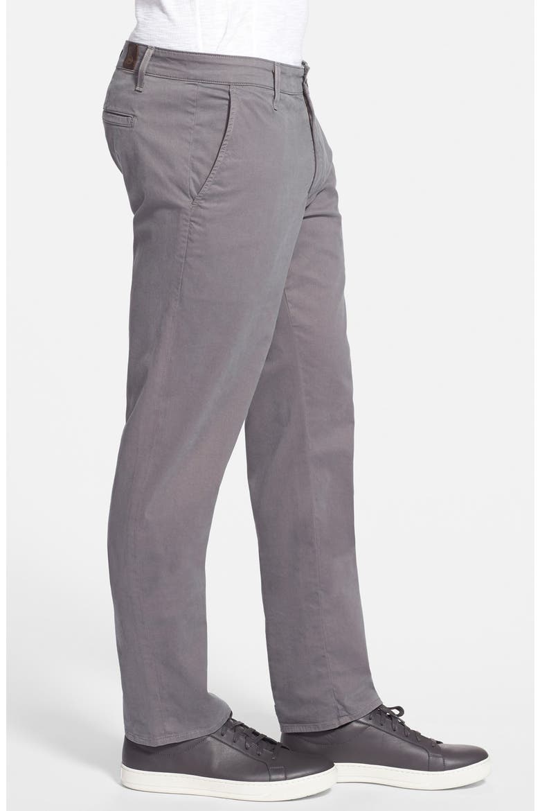 'The Lux' Tailored Straight Leg Chinos, Alternate, color, COSMOPOLITAN GREY