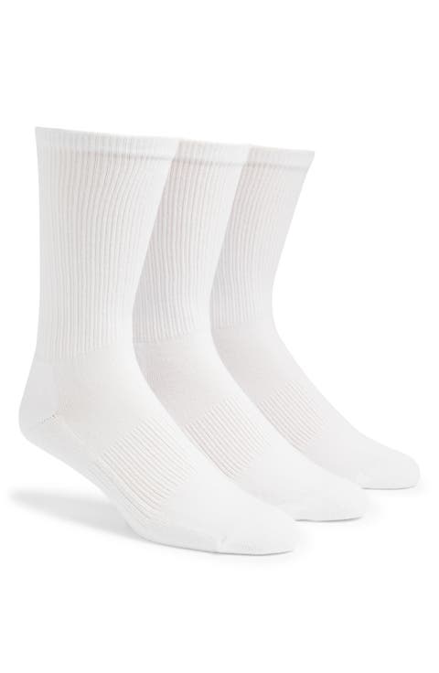 3-Pack Everyday Cotton Blend Crew Socks