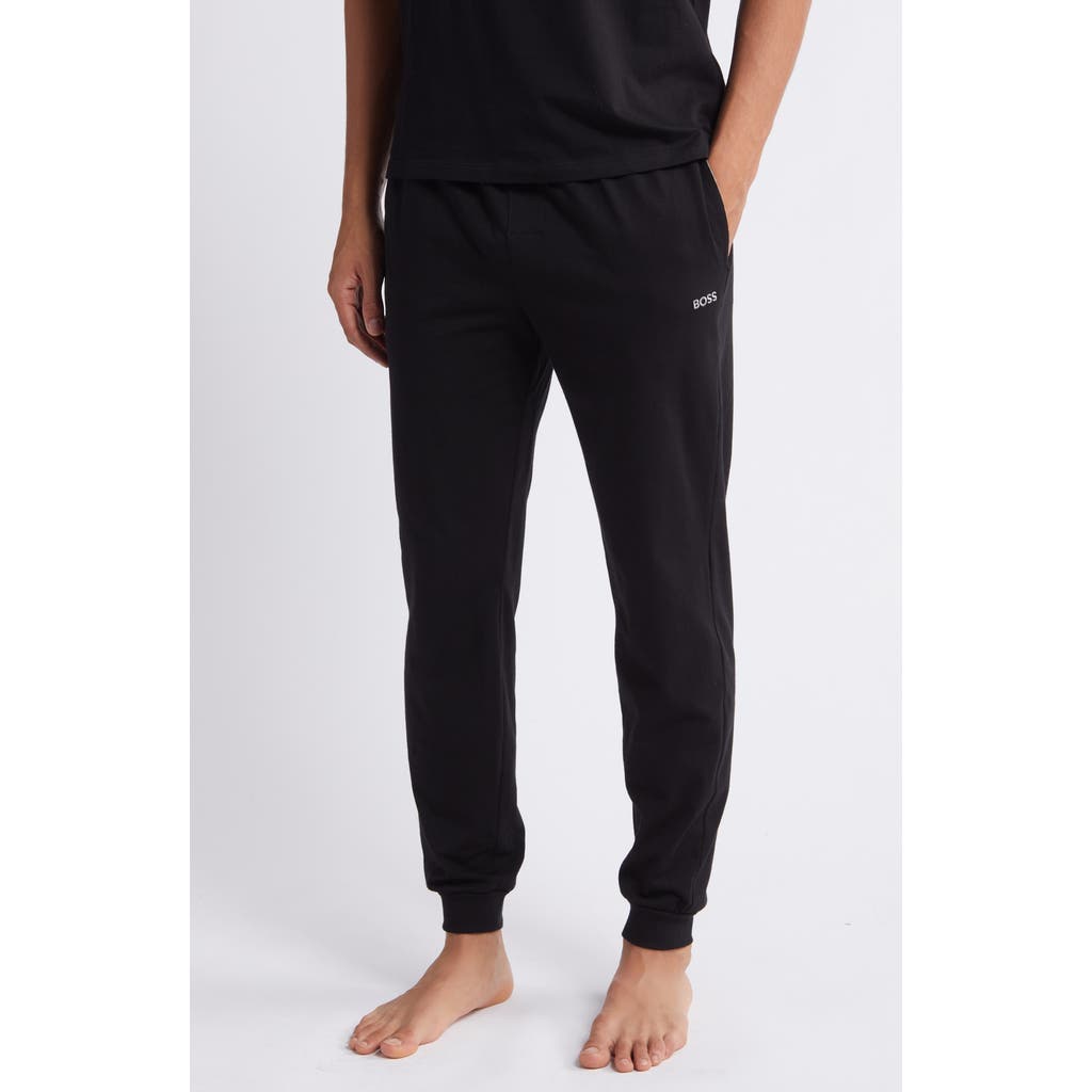 Hugo Boss Mix Match Pajama Joggers In Black