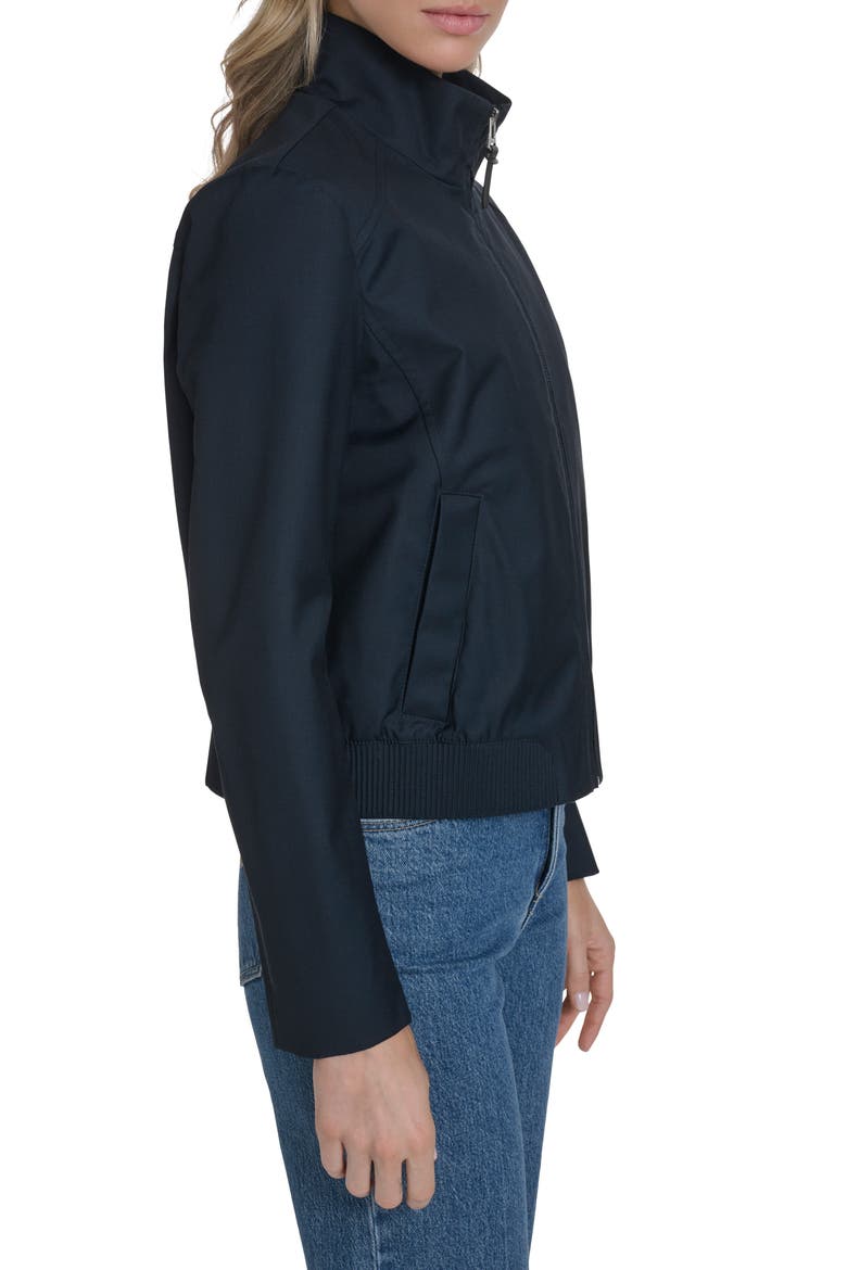 Bomber Rain Jacket, Alternate, color, NAVY
