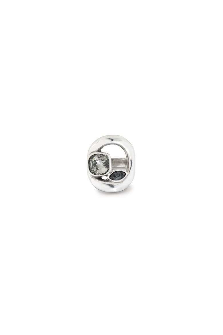 Crystal Triple-Set Ring, Alternate, color, Silver