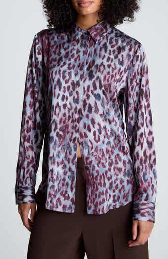Long Sleeve Satin Shirt