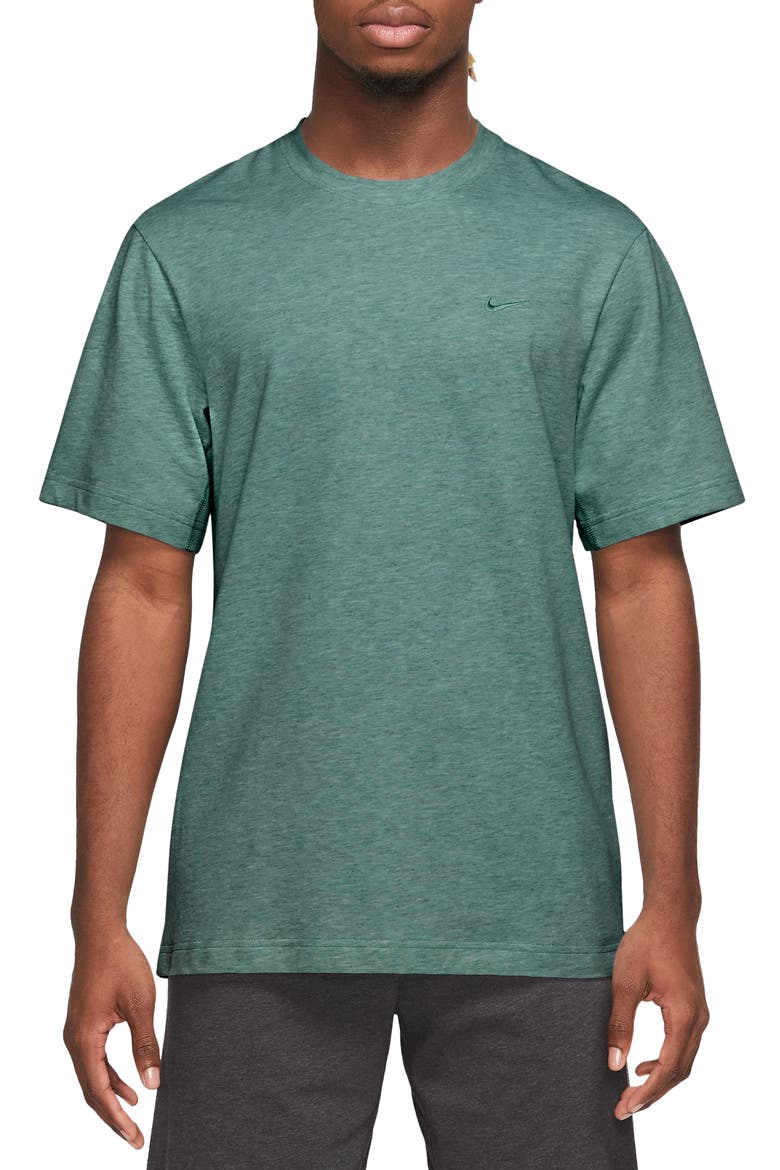 Primary Training Dri-FIT Short Sleeve T-Shirt, Main, color, BICOASTAL/ HEATHER/ BICOASTAL