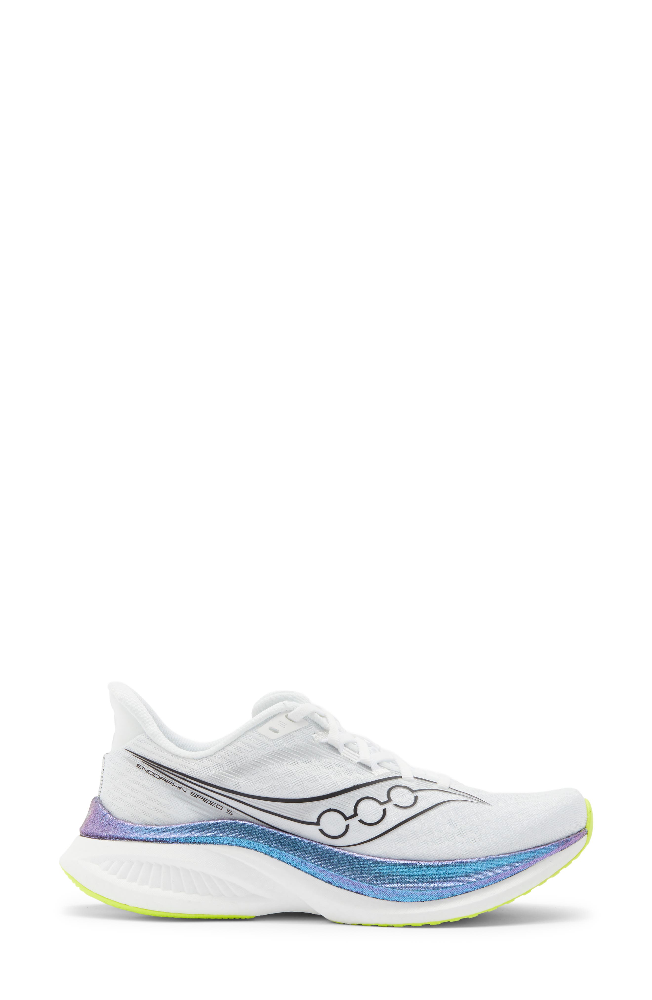 Saucony Endorphin Speed 5 Running Shoe, Alternate, color, White/ Nightsky