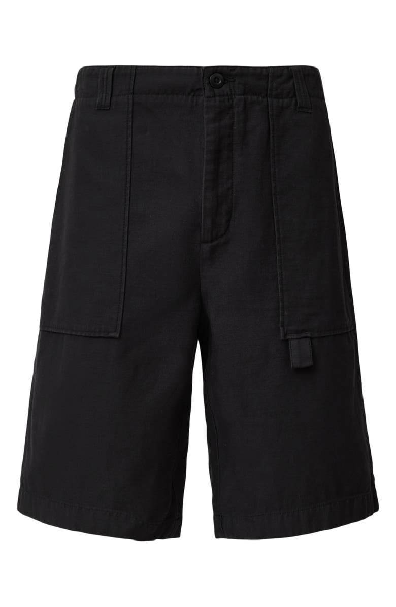 AllSaints Talbot Cotton Shorts, Alternate, color, 
