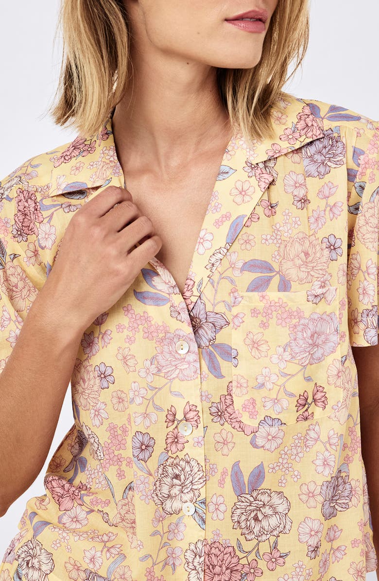 Papinelle Karolina Cotton Voile Short Pajamas, Alternate, color,