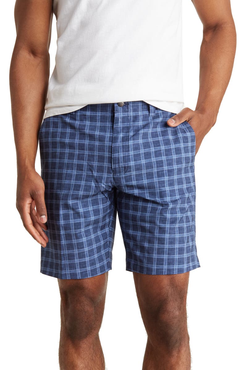 Callaway Golf<sup>®</sup> Sun Worn Plaid Golf Shorts, Main, color, 