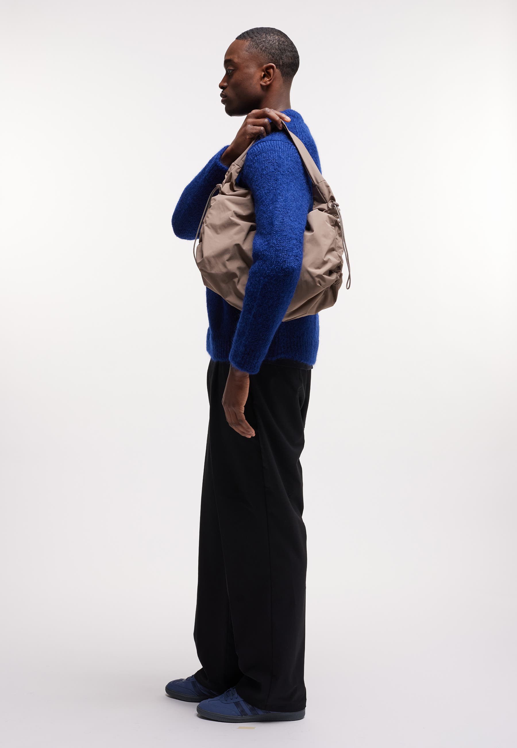 GOT BAG Mellow Bag Recycled Nylon Slouchy Hobo, Alternate, color, Oyster