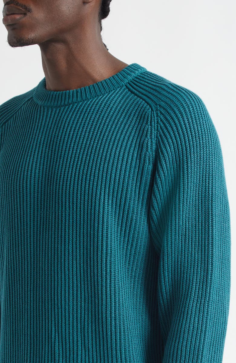 Noah Shaker Stitch Sweater, Alternate, color, Deep Teal