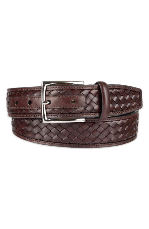 Woven Leather Belt