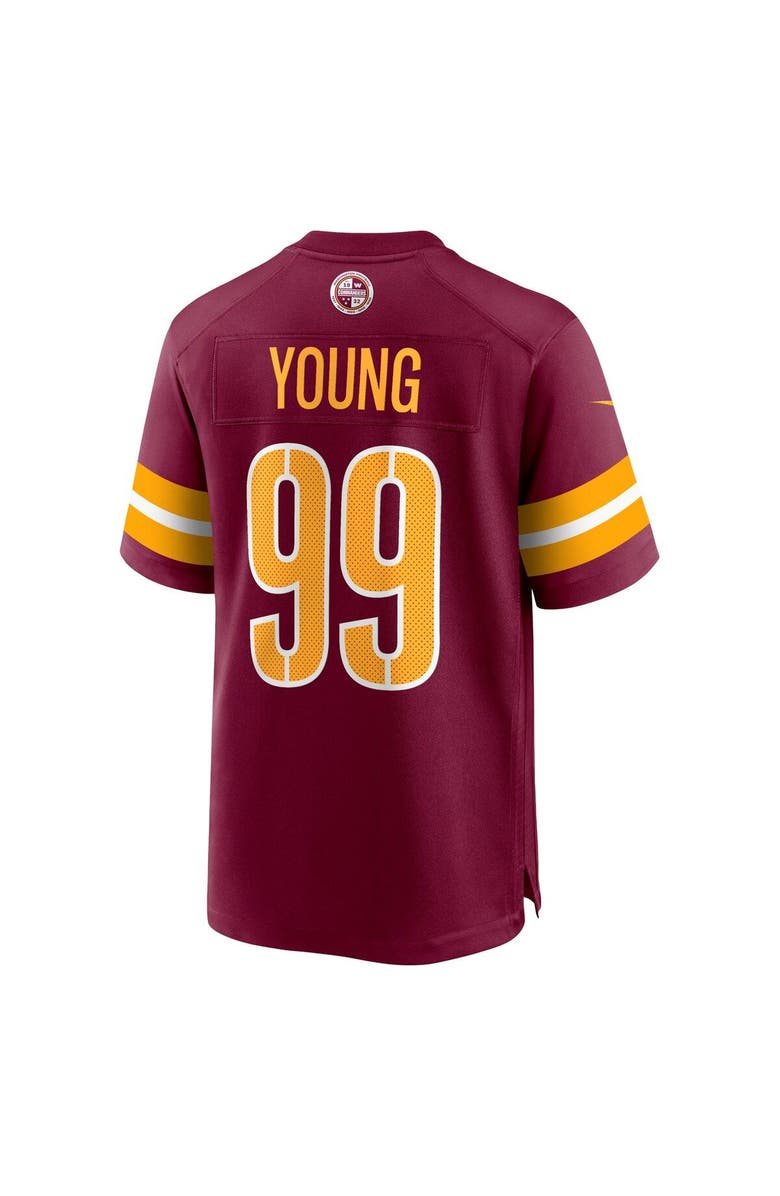 Nike Youth Nike Chase Young Burgundy Washington Commanders Game Jersey, Alternate, color, 