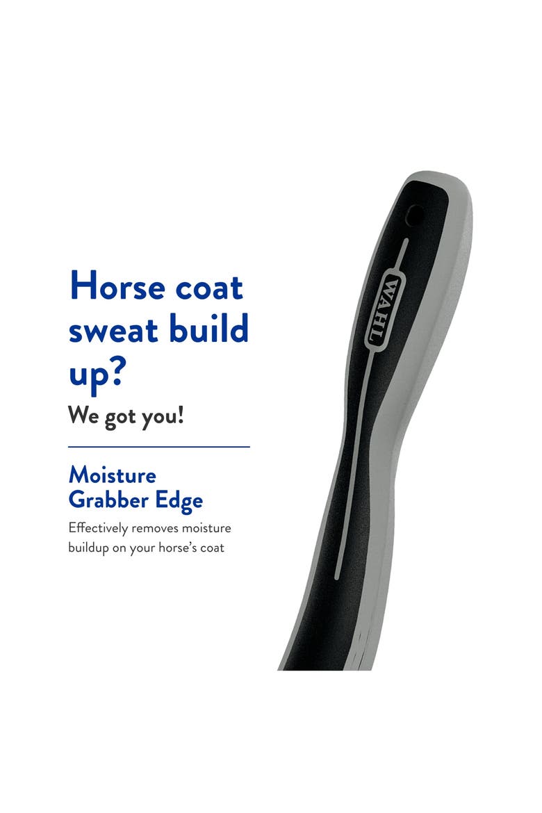 Equine Grooming Sweat Scraper Horse Tool, Alternate, color, Black