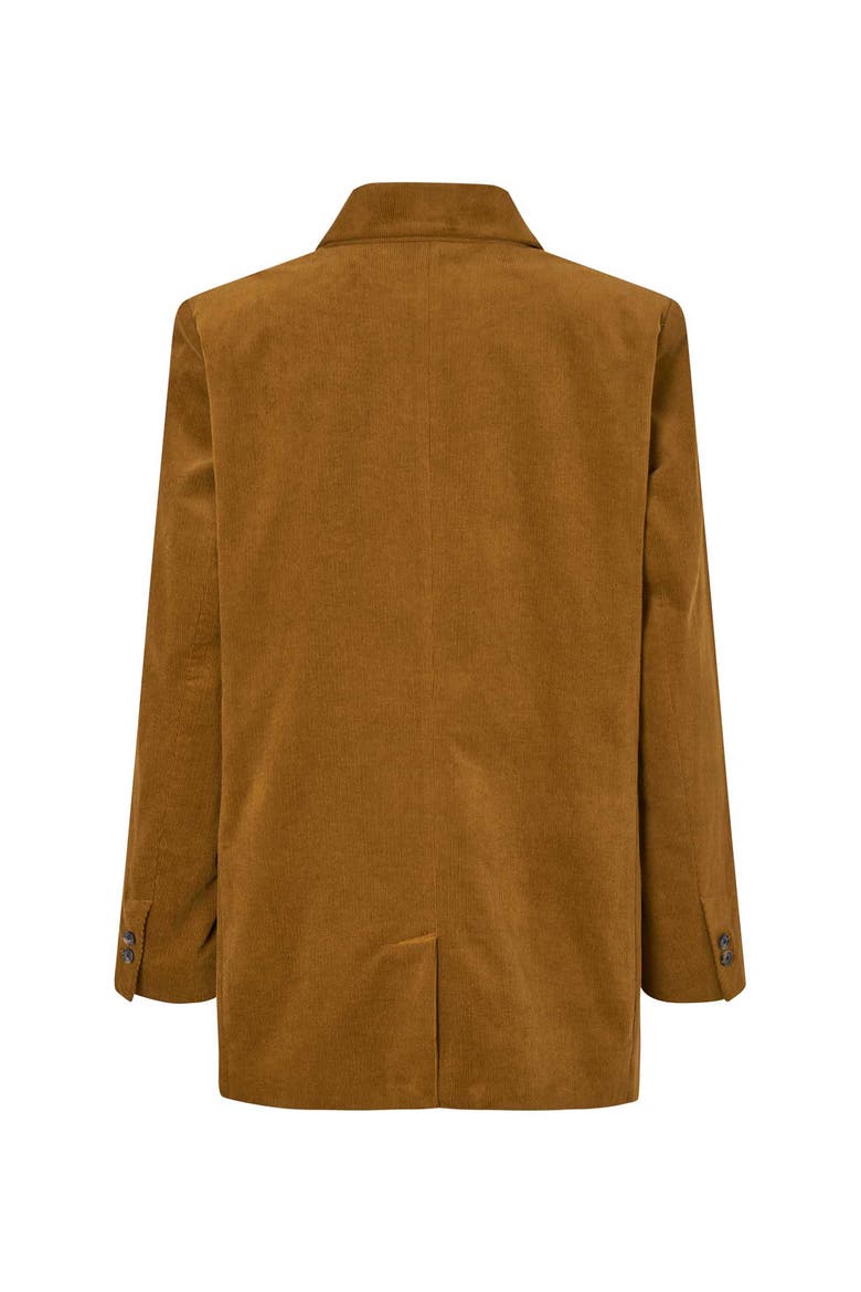 MaJaxi Long Sleeve Corduroy Blazer, Alternate, color, Breen