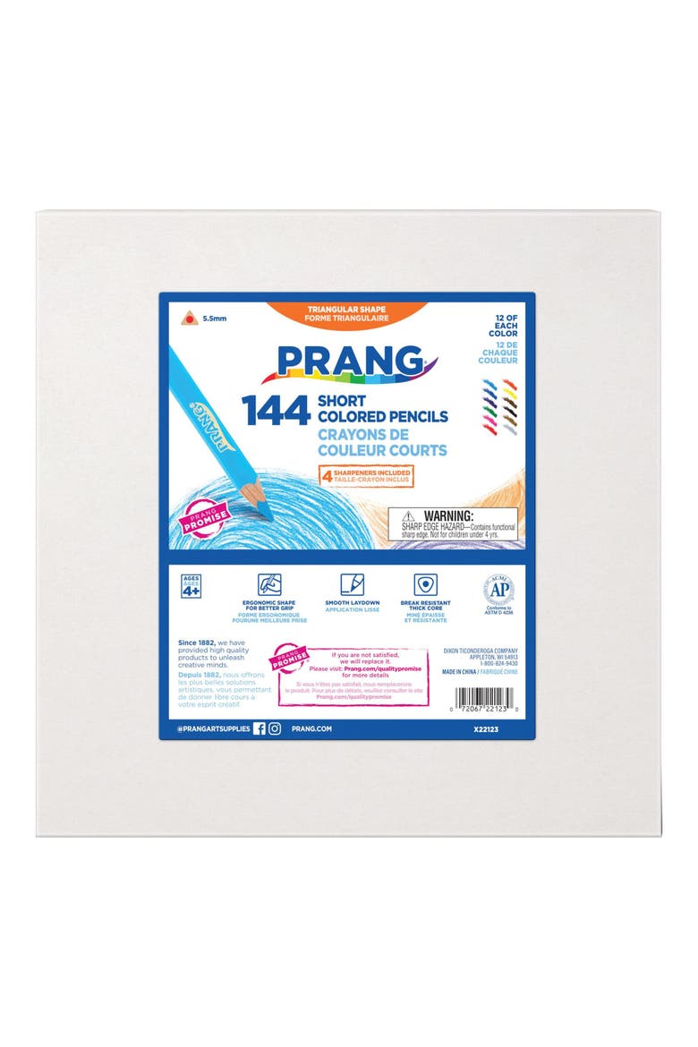 Prang® Short Colored Pencils - 144 Count, Alternate, color, Multicolored