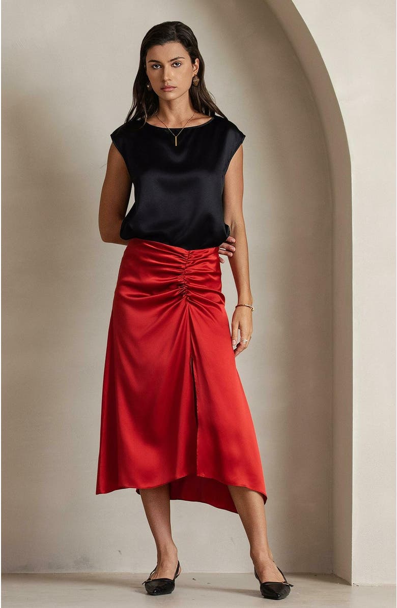 SILKSILKY 19Momme Silk Casual Sleeveless Top, Alternate, color, 