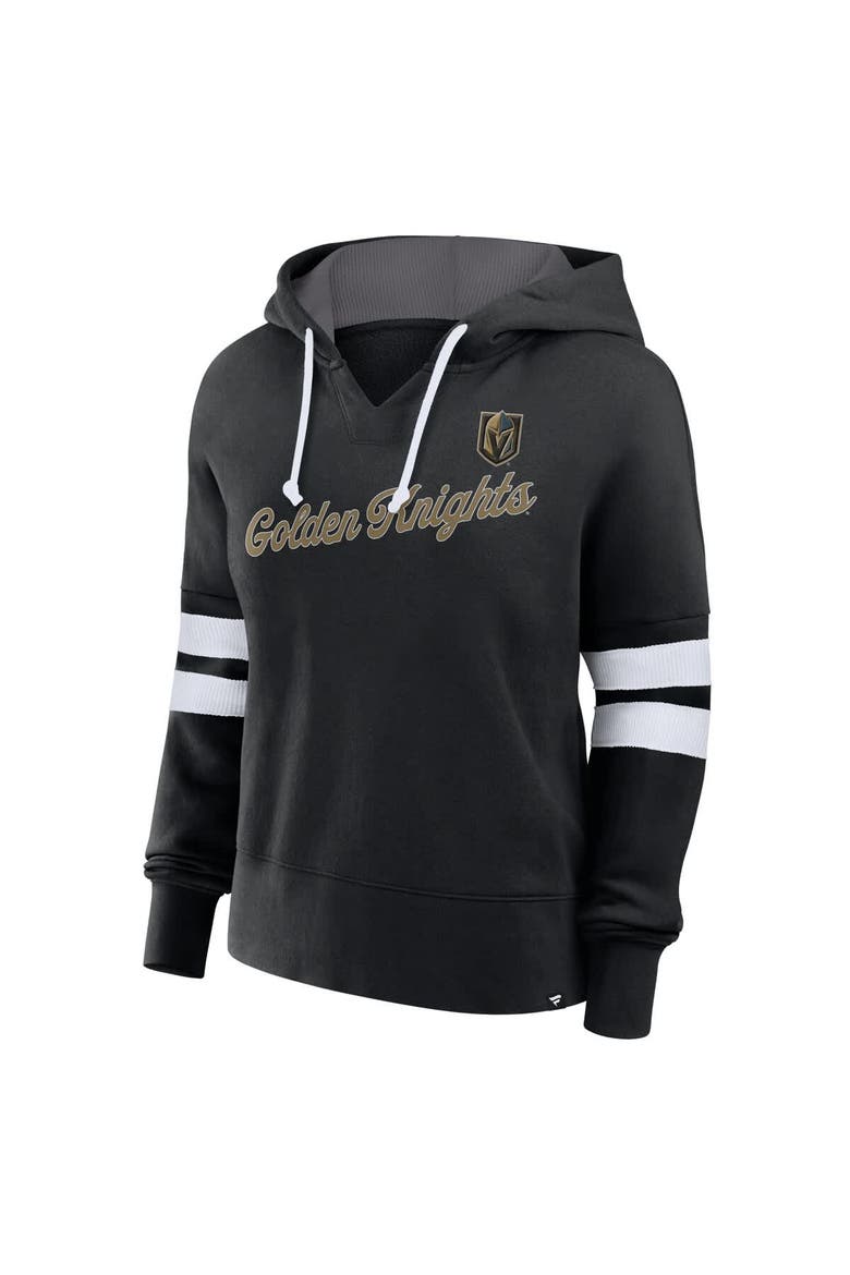 Women's Fanatics Black Vegas Golden Knights Seize Fleece Pullover Hoodie, Alternate, color, Black