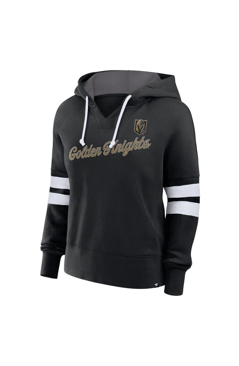 FANATICS Women's Fanatics Black Vegas Golden Knights Seize Fleece Pullover Hoodie, Alternate, color, Black