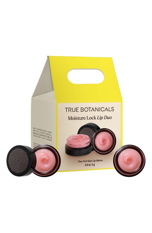 True Botanicals Moisture Lock Glossy Balm Duo $48 Value