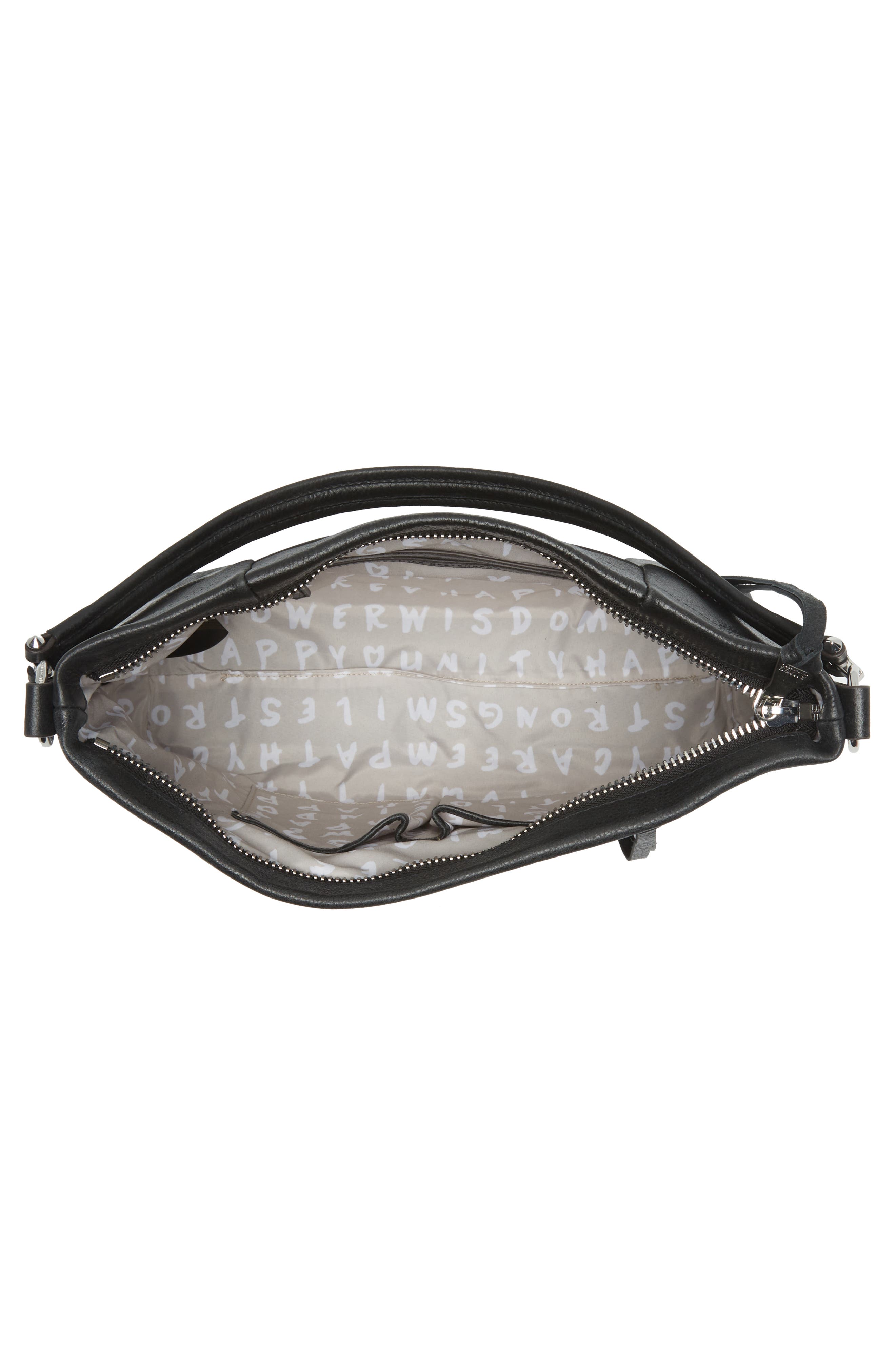 Radiant Convertible Shoulder Bag, Alternate, color, BLACK