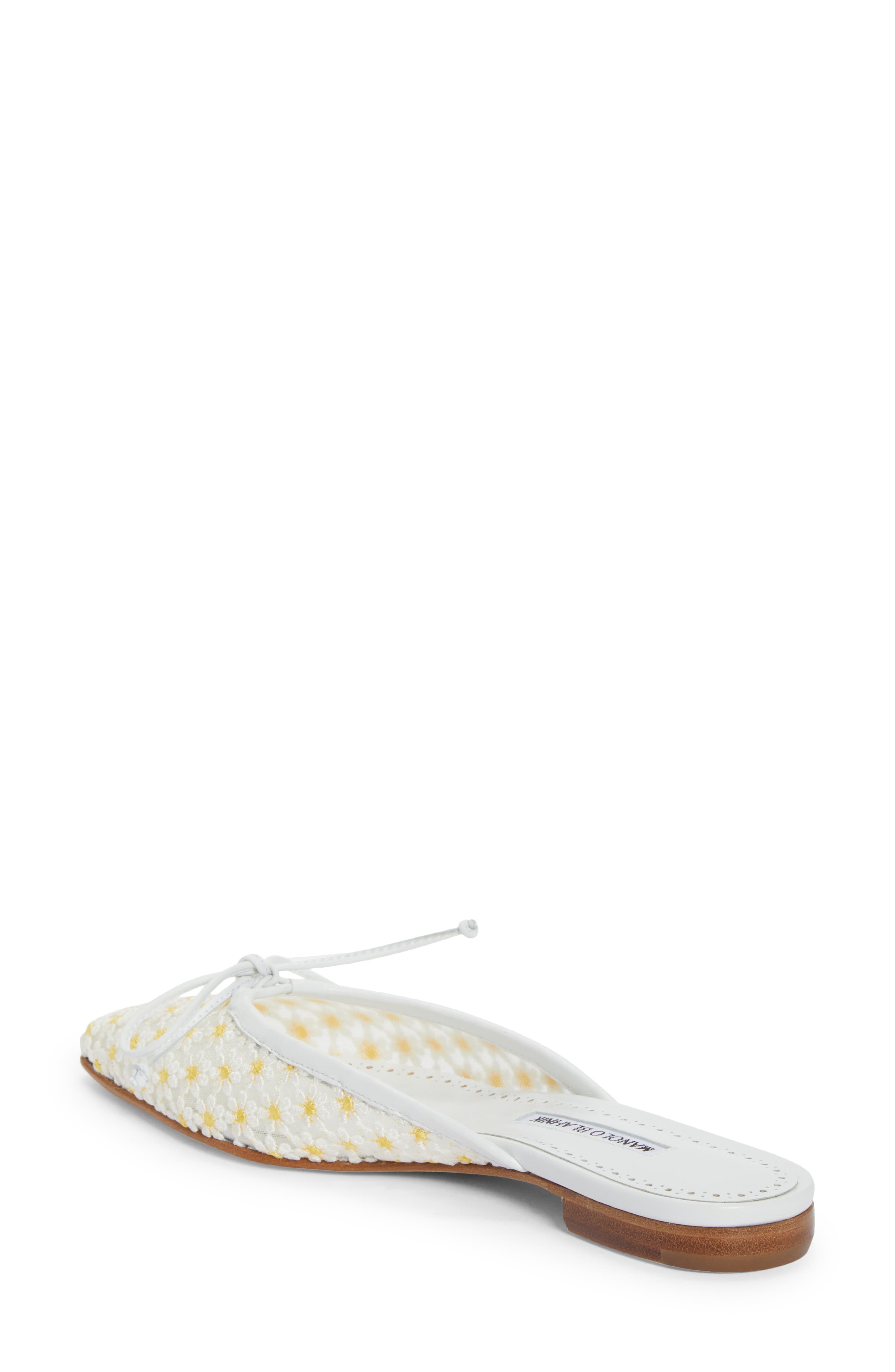 Manolo Blahnik Daisy Lace Mule, Alternate, color, 