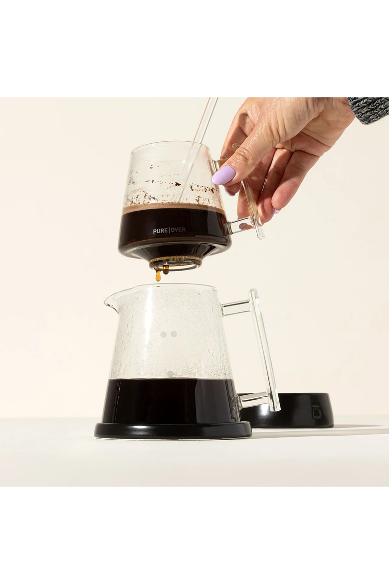 Purest Cup Pour Over Coffee Maker by Pure Over, Alternate, color, Clear