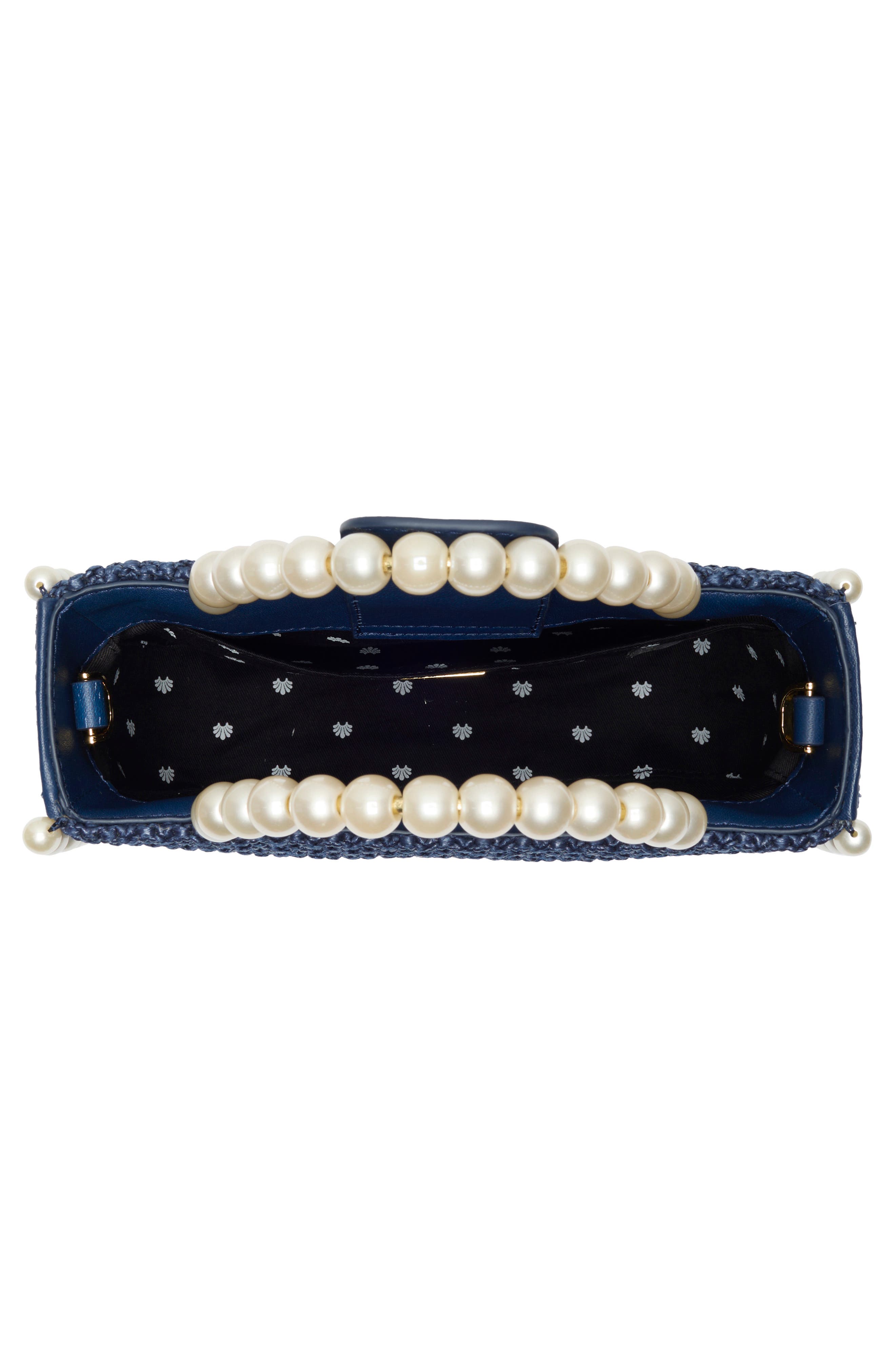 Lele Sadoughi Mini Maya Raffia Tote, Alternate, color, 