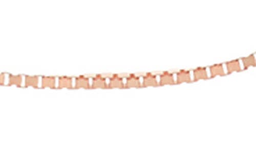 FUZION CREATIONS FUZION CREATIONS 10K GOLD BOX CHAIN NECKLACE