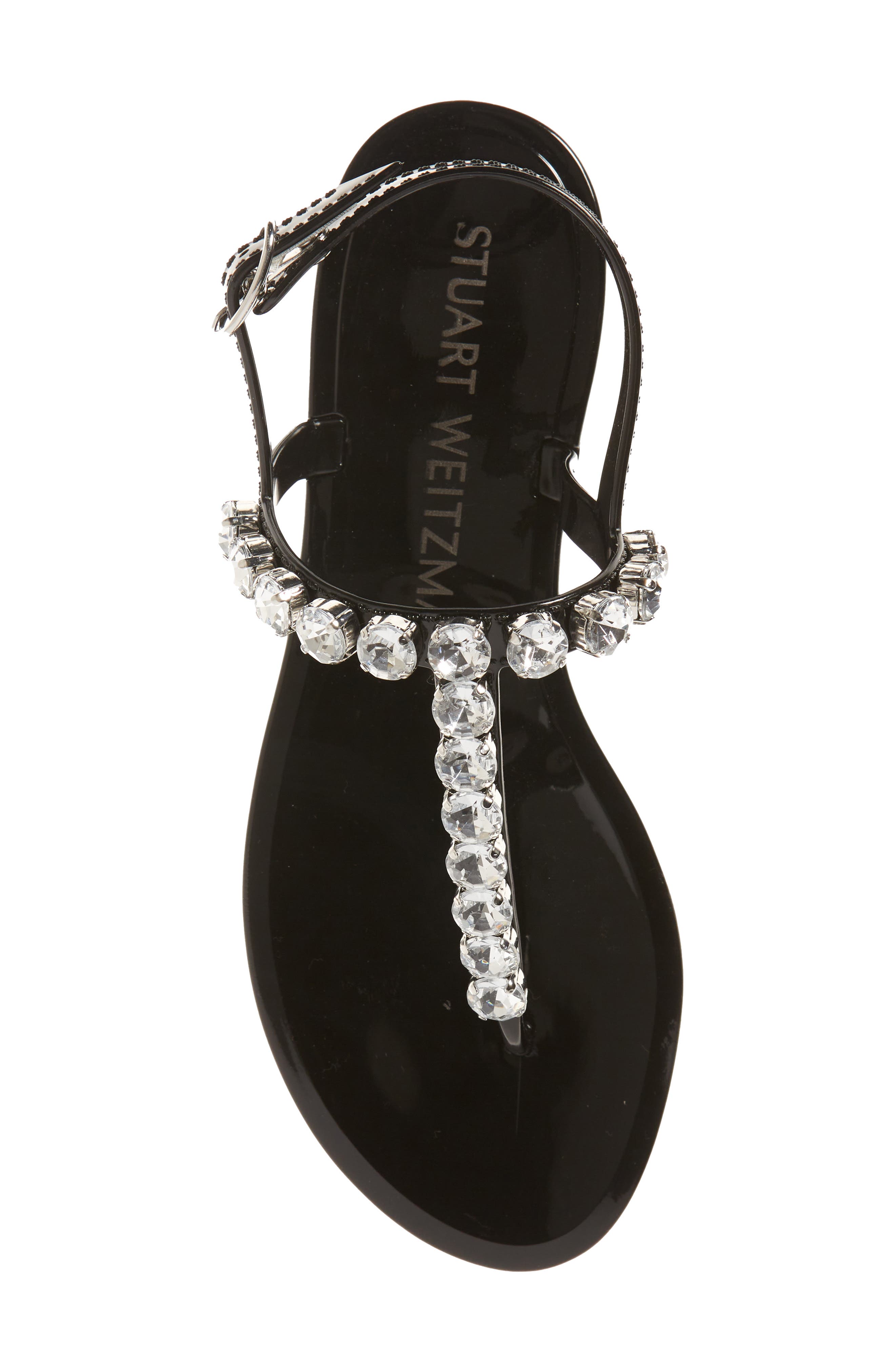 Stuart Weitzman Jaide Round Jewel Jelly Flat, Alternate, color, 