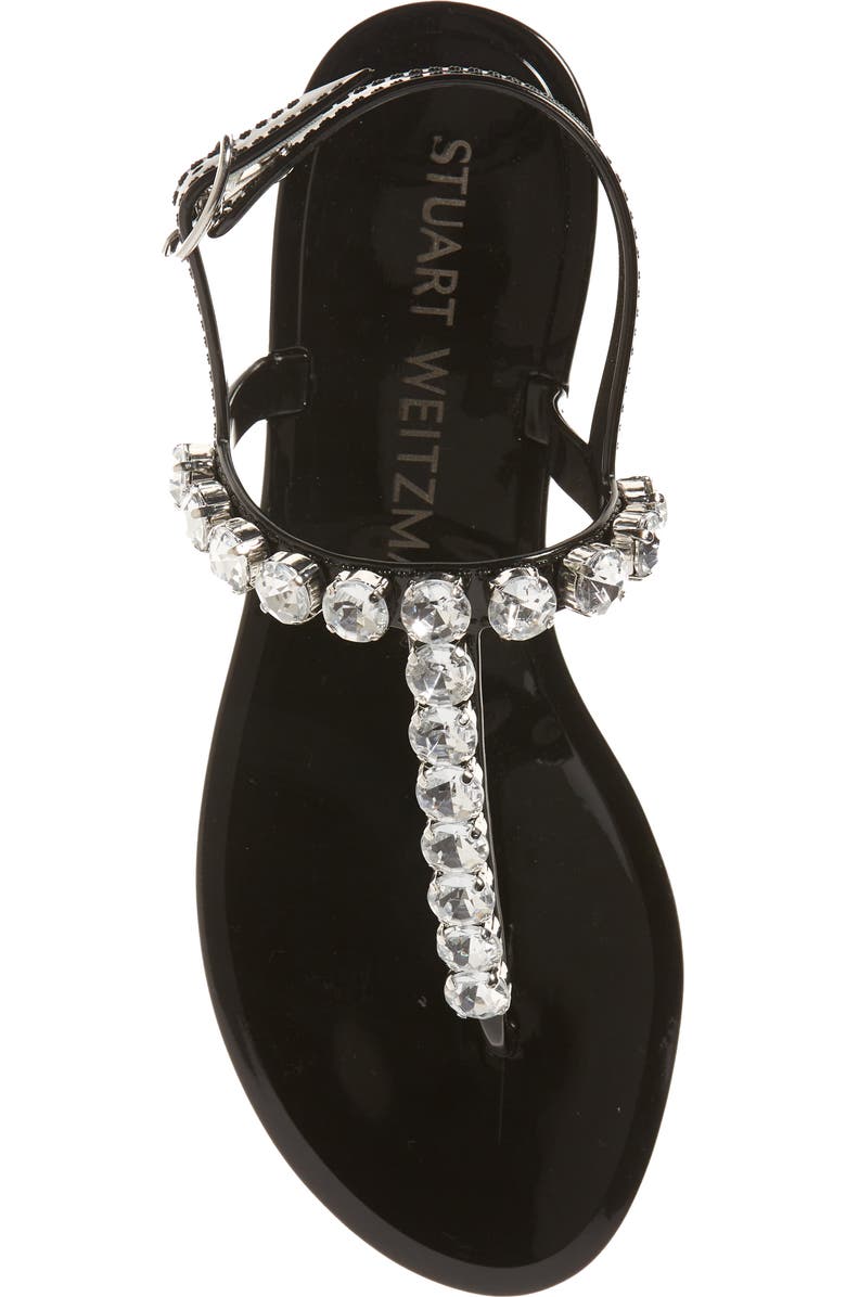 Stuart Weitzman Jaide Round Jewel Jelly Flat, Alternate, color,