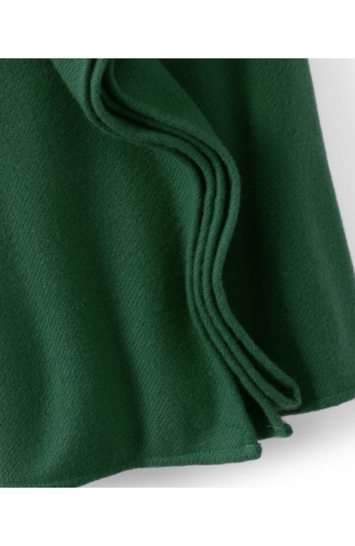 Lands' End Cashtouch Shawl Wrap In Green