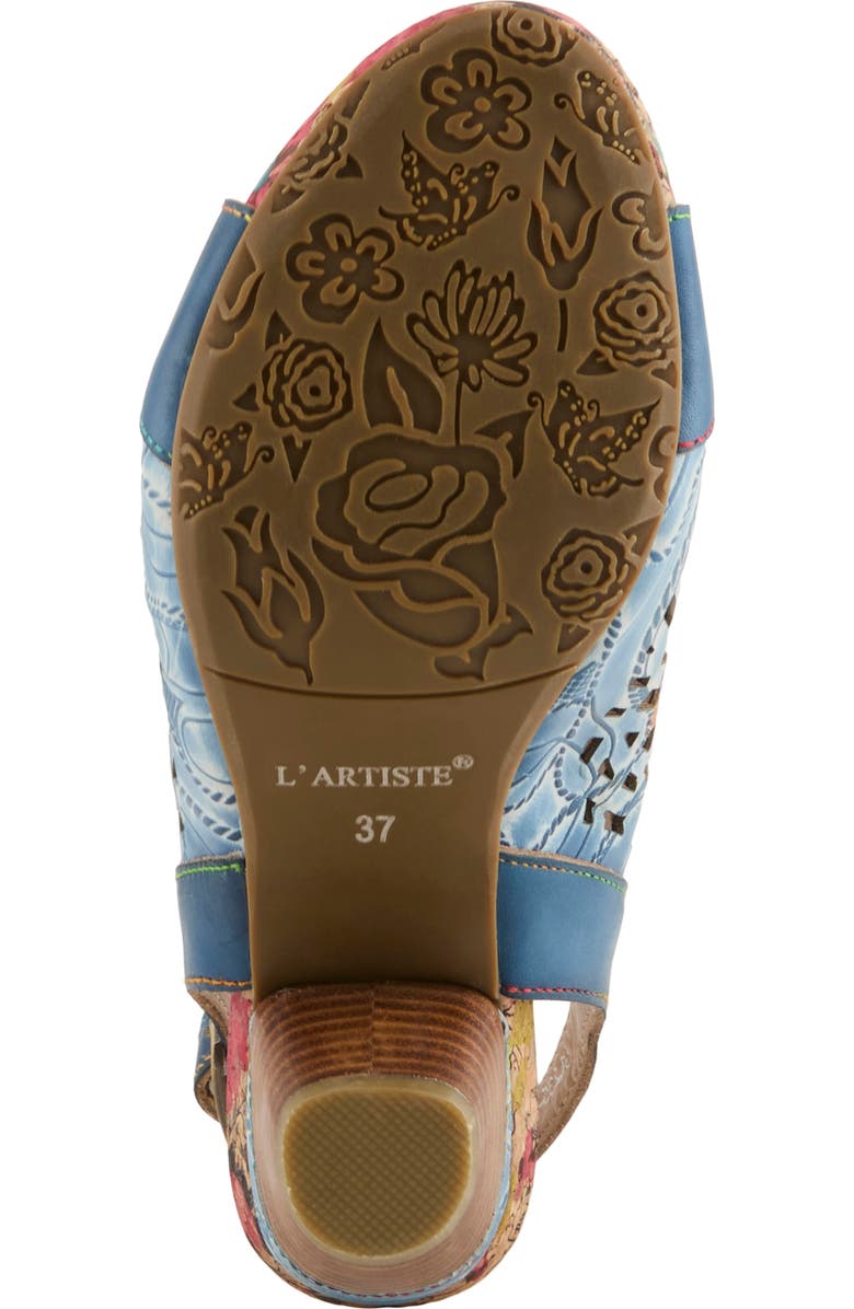 L'Artiste by Spring Step Eclipsing Slingback Sandal, Alternate, color, Blue Multi