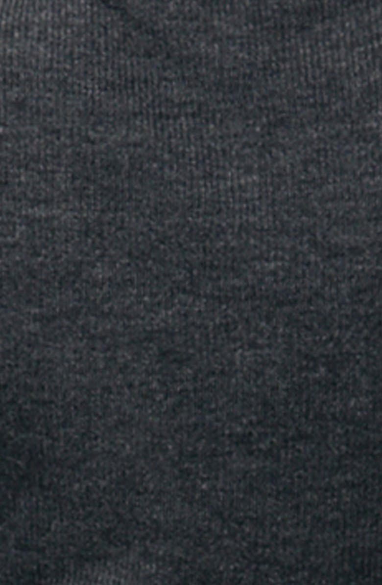 Ripe Maternity Evie Frill Hem Long Sleeve Rib Maternity Dress, Alternate, color, 