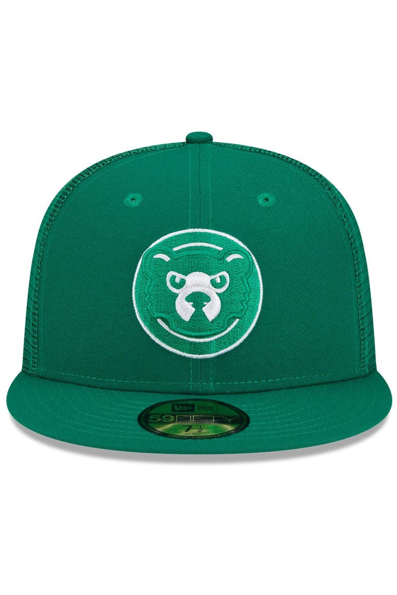 Men's New Era Green Chicago Cubs 2022 St. Patrick's Day 59FIFTY Fitted Hat, Alternate, color, Green
